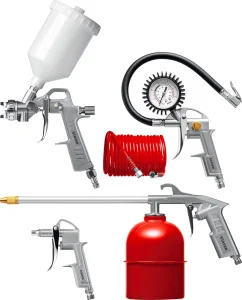 Набор пневмоинструмента универс. Orion-5G с верхним бачком, 5 предм. 1,58кг Stayer 06488-H5 *1