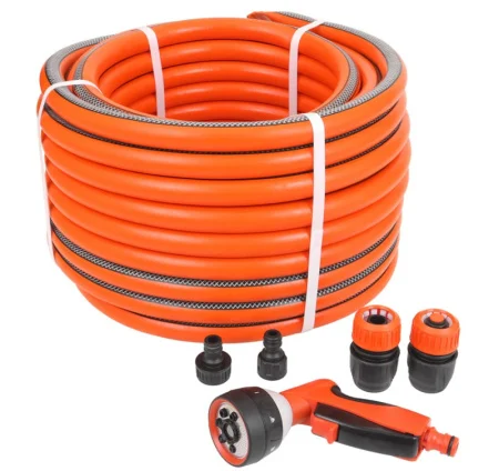 Шланг поливочный ТЭП d=3/4 (19 мм) 'Жук Классик' (25 м) с коннекторами и 7-ми функц.пистолетом Эрго 339507-00 *1
