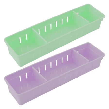 Органайзер для хранения с разделителями. Размер 34,5х7,5х4,5см. 2цв NEW