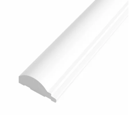 Доборный профиль к 3D-панели из полимера ультравысокой плотности 4 UHD 16/30-07, белый, 3м