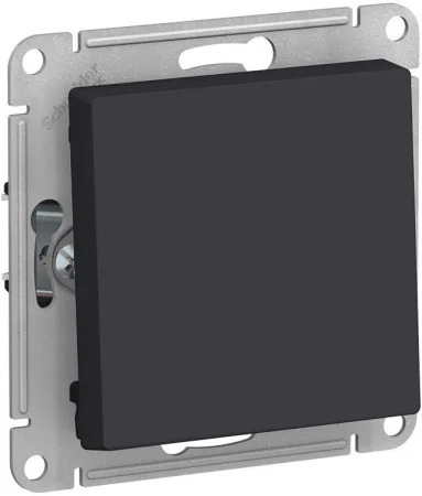 Механизм выключателя 1-кл. СП AtlasDesign 10А IP20 (сх. 1) 10AX карбон SchE ATN001011