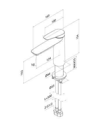 Смеситель для раковины одноручный Iddis Zodiac X ZDXSB00i01 хром