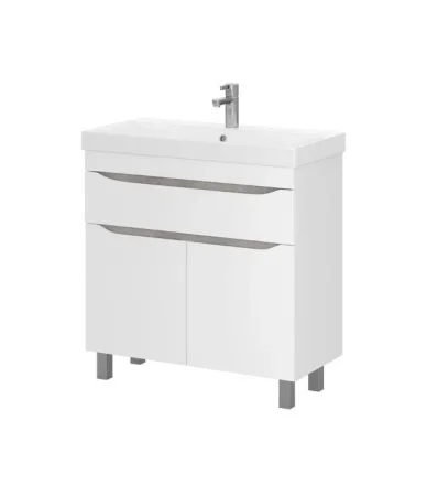 Тумба напольная VOLNA Lake 80 tnLAKE80.2D.1Y-01 2 двери, 1 ящик с раковиной Lake 80