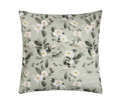 Наволочка декоративная Этель "Jasmine" вид 1, 40×40см цв. зеленый, 100% хлопок, рогожка 9308518 *1