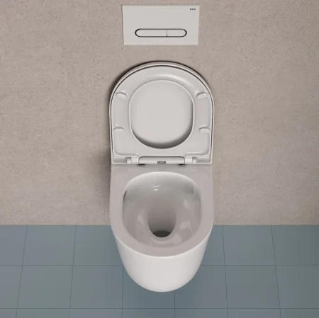 Унитаз подвесной Iddis Slide SLIRDSEi25 безободковый 490x360x350мм