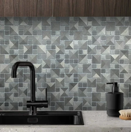 Панель ПВХ Stella Сахара Серая 960х482х0,3мм