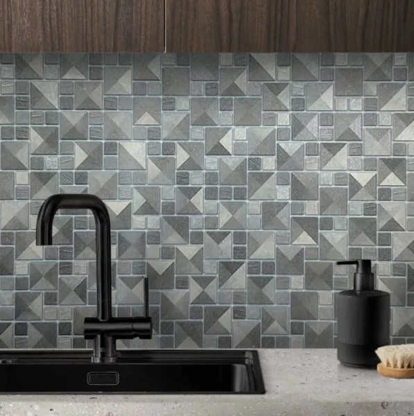 Панель ПВХ Stella Сахара Серая 960х482х0,3мм