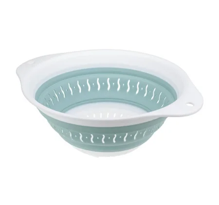 Дуршлаг ФЛЕКС складной Морская волна 295x240x105 мм 2,2 л