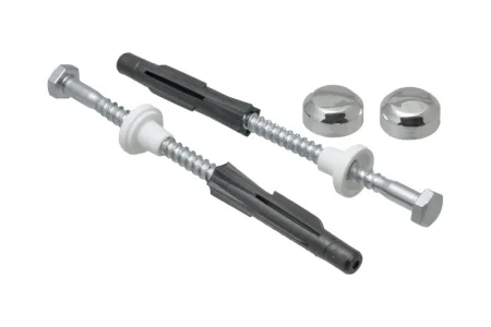 Крепление 6х70 для унитаза  к полу хром в комплекте (10) MasterProf ИС.130180