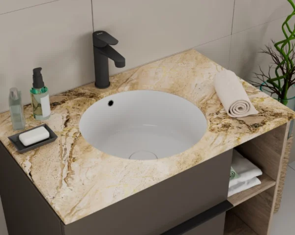 Раковина под столешницу D&K Matrix DT1391816 белый