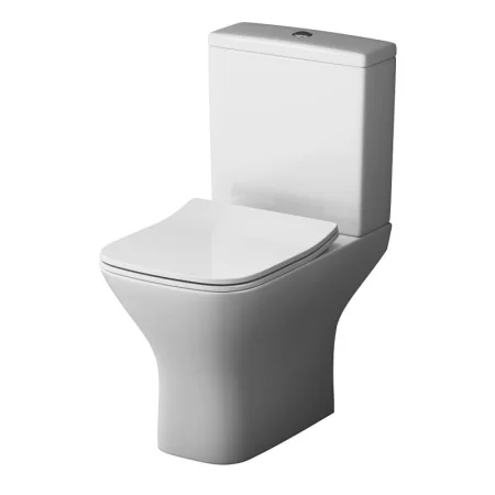 Унитаз-компакт Am.Pm Gem C908601SC безободковый с сиденьем микролифт, белый