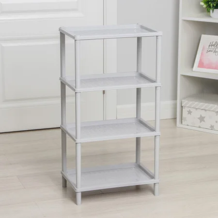 Этажерка Флавия 4 полки 420х290х810мм микс Бытпласт 157782