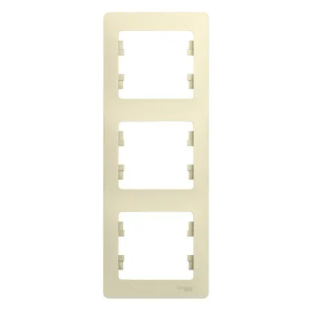 Рамка 3-м Glossa бежевая GSL000207 Systeme Electric