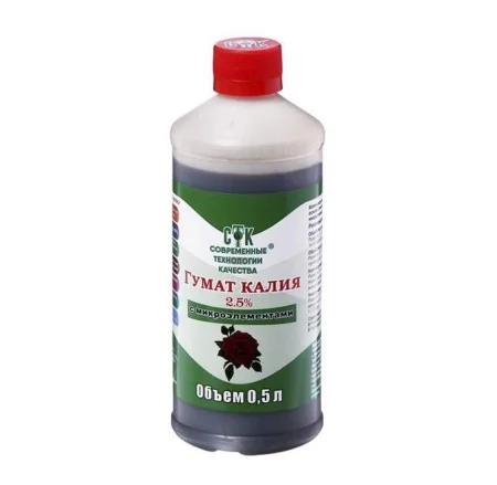 Удобрение Гумат калия с микроэлементами 0,5 л (СТК) Д2136 *1