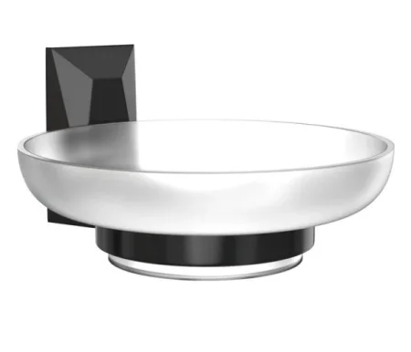 Мыльница настенная Kleber Ice black KLE-ICE036BL