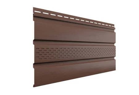 Софит частично перфорированный ТН ОПТИМА 3м Каштан 081763