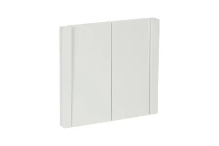 Выключатель 2-кл СП "Forte&Plano" 10А FP205 белый IEK FP-V20-0-10-1-K01