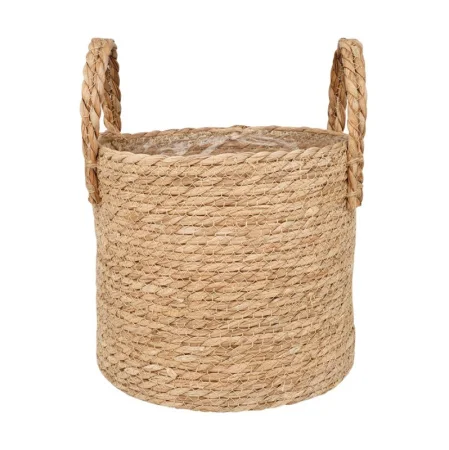 Кашпо плетеное "Кения" 265х265х220мм цилиндр с ручками (Natural House) *1