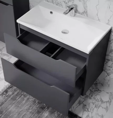 Тумба подвесная Wector 70 Wct.01.70/P/A/MD антрацит