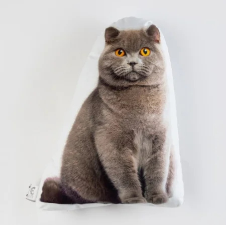 Подушка декоративная Этель "Кот" 33х40 см, велюр, 100% п/э 6030065