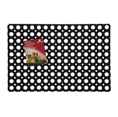 Коврик резиновый ячеистый 40х60см, черный, 20001 VORTEX