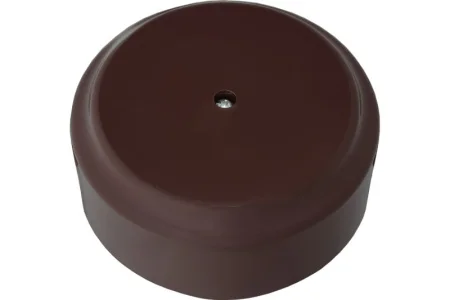 Монтажная коробка Ø80, ОУ без сальников "Ретро" КМ-450 шоколад (Bylectrica) *1