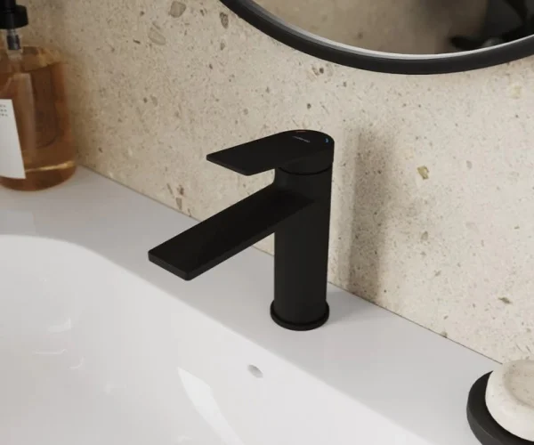 Смеситель для умывальника Milardo Azure AZUBL00M01 черный матовый