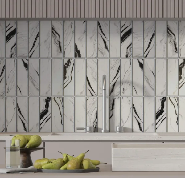 Панель ПВХ мозайка на клеевой основе Плитка Нова 480х480х0,3