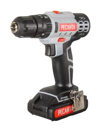 Дрель-шуруповерт аккумуляторная Ресанта ДА-18-2ЛК-У 75/14/6