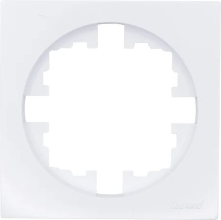 Рамка 1-м OSEN б/вст белая Lezard 743-0200-146
