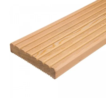 Доска террасная Вельвет 27х142х2000  сибирск.лиственница сорт В