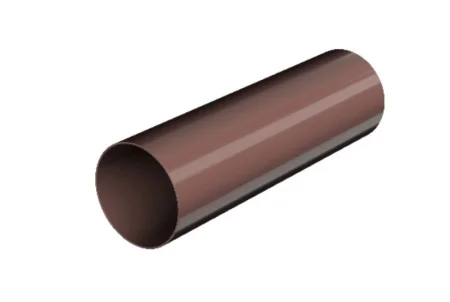 Труба водосточная ТН ОПТИМА D120/80мм 2м коричневая 128218 кор-5шт
