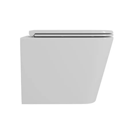 Унитаз подвесной D&K Berlin DT1436516 безободковый торнадо, сиденье микролифт, белый