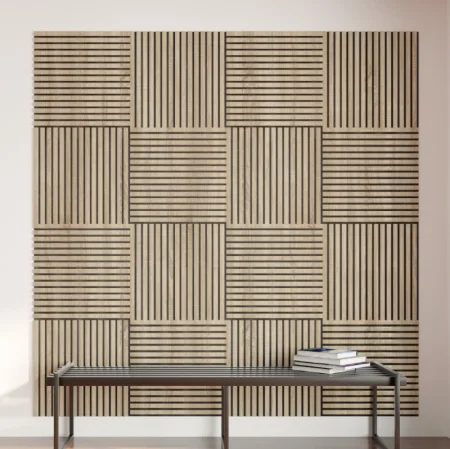 Панель стеновая акустическая МДФ Stella Comfort Standart Дуб Сонома 600х600х9мм