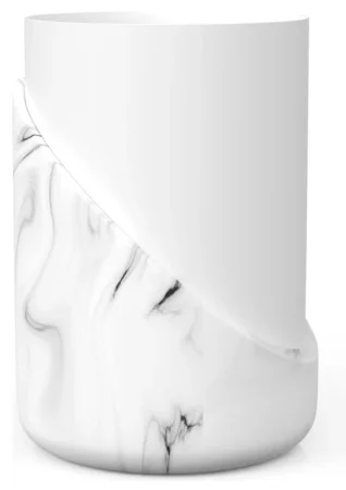 Стакан для зубных щеток Fora Marble light FOR-MRL044 полирезин