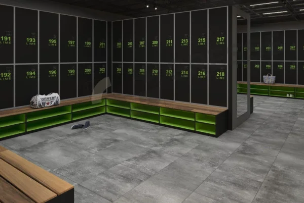 Керамогранит Gresse Madain Carbon GRS07-03 600х600х10мм 1уп=1,44м2 (4шт) темно-серый цемент