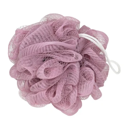 Мочалка-бант для душа "Гигант" d-15см 80г мягкая 2 цвета (жемчужный, пудровый) для бани и сауны "Банные штучки" 33419 *1/20