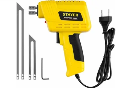STAYER  Thermo cut, 150 Вт, в наборе: 2 ножа, быстрый рез пенопласта + пластика, прибор для терморез
