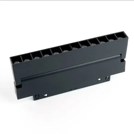 Светильник светодиодный трековый низковольтный 12W, 1080 Lm, 4000К, 30 градусов, черный, MGN301 серия LensFold