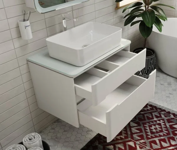 Тумба подвесная Bosko 75 Bos.01.75/P/W белая