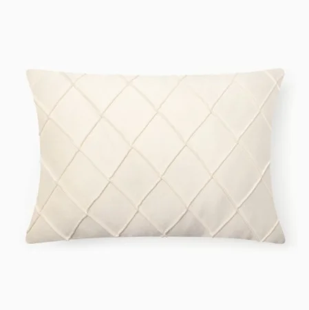 Подушка Этель "Соло" 30*50 см, цв.белый, велюр 10766718