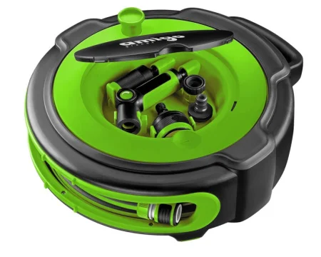 Портативная катушка со шлангом 17,5м + комплект для подключения и насадки Амиго Grande 79610 *1