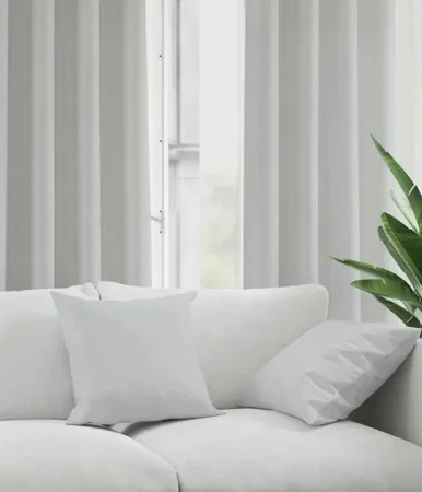 Подушка декоративная Канвас 40х40см серебро 58113763 *1