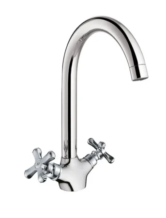 Смеситель для кухни двуручный Rush Bianki BI7650-24 хром