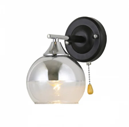 Бра Linvel LB 9392/1 Тей Черный/хром Е27 60W 180х130х200мм