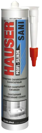 Герметик Hauser S санитарный силиконовый прозрачный 260 мл (43062/07592)