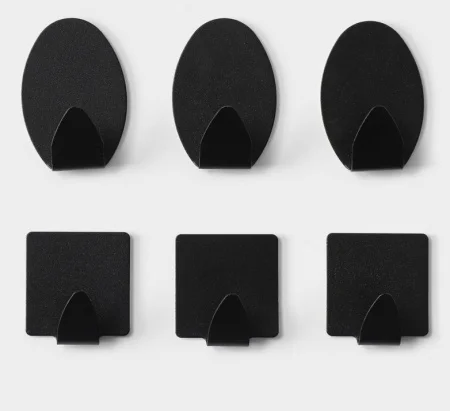 Набор крючков "Black Loft Drop Box" (упак 6 шт) метал. самоклеящиеся 9936816 (Savanna) *1