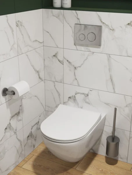 Унитаз подвесной Cersanit BRASKO SMART Clean On DPL EO slim LP 64824