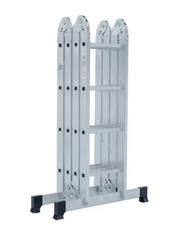 Лестница-трансформер 4 ступени 4 секции ширина 340мм алюминиевая Новая Высота NV 1320 1320404