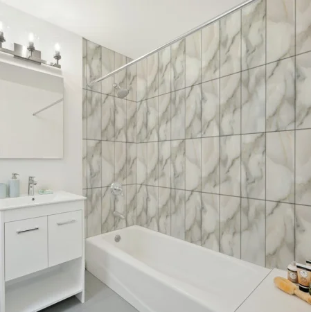 Панель SPC глянец Stella Kerama Мрамор браунтейн 560х280х2,5мм